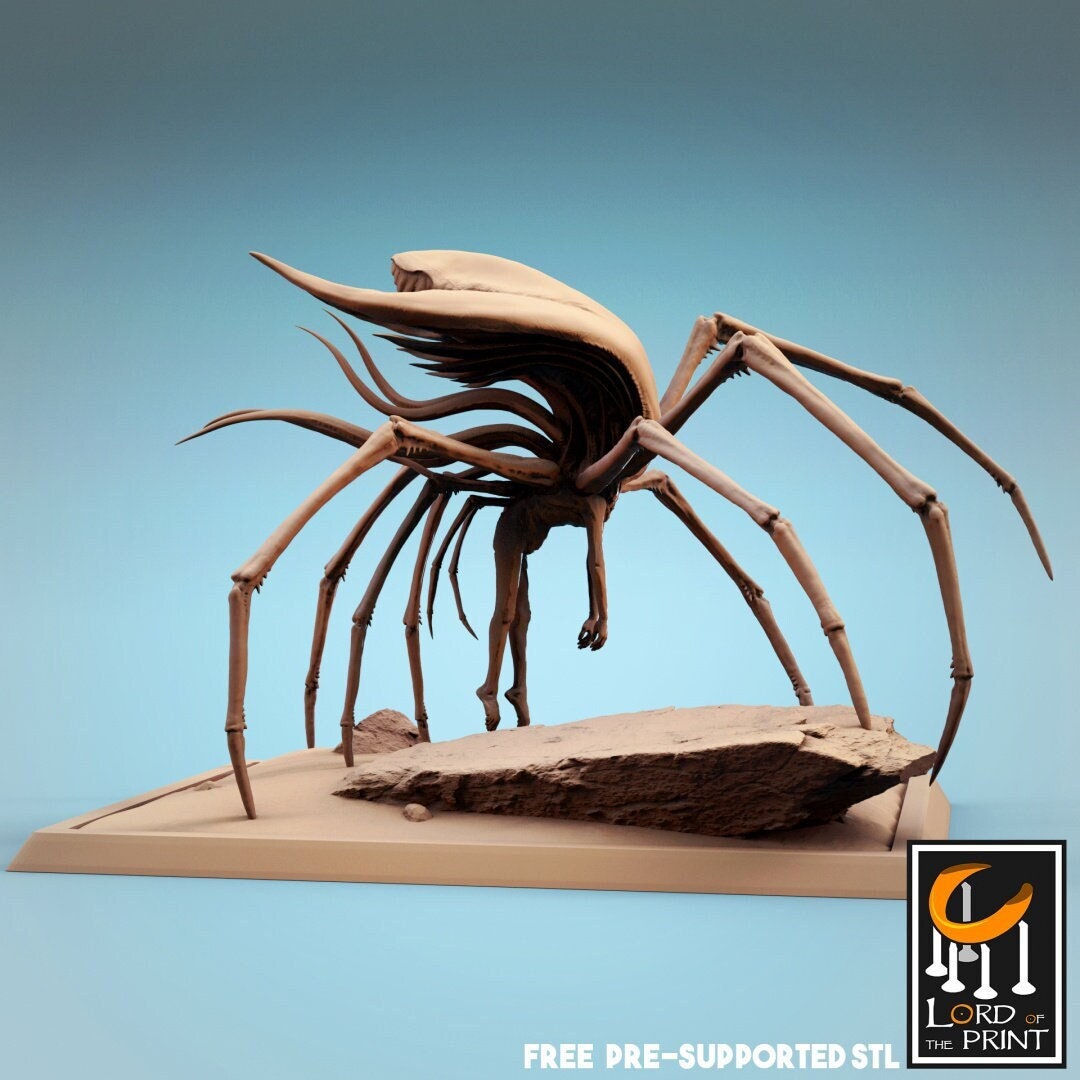 Alien Parasite | TABLETOP SCALE | TTRPG Monster Miniature | Rescale Miniatures