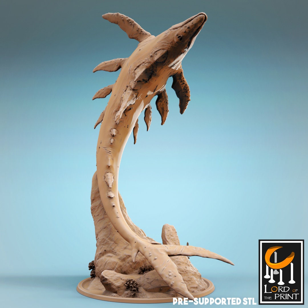 Bearded Whale | TABLETOP SCALE | TTRPG Monster Miniature | Rescale Miniatures