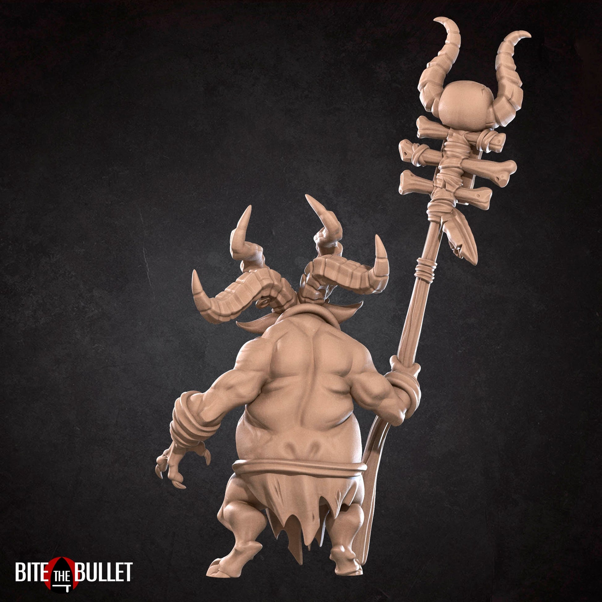 Fallen Shaman | D&D TTRPG Miniature | Bite the Bullet