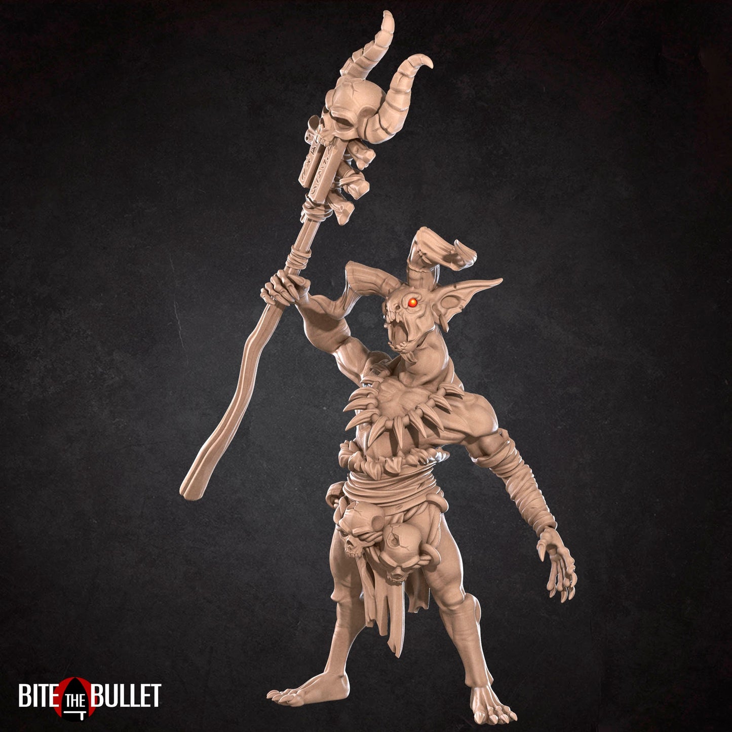 Fallen Shaman | D&D TTRPG Miniature | Bite the Bullet