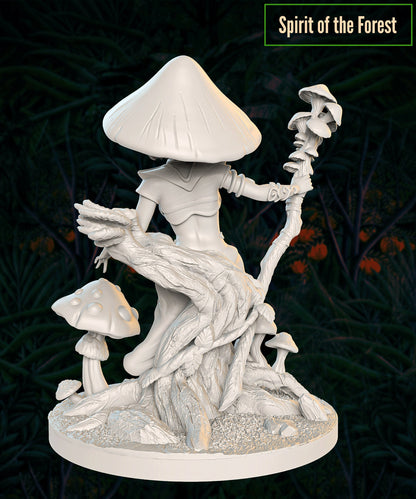 Spirit of the Forest | Tabletop Gaming or Display Miniature | BigMiniSculpting