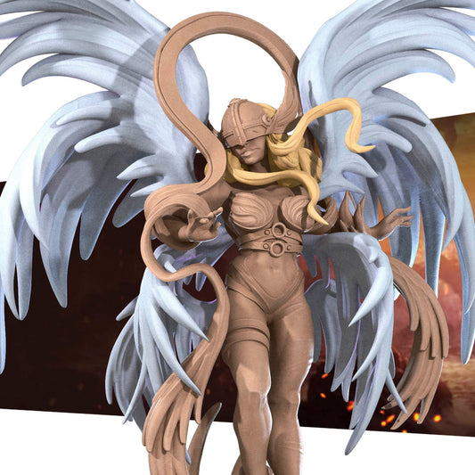 Exotic Maria | Angel Woman Pinup SFW NSFW Model Miniature | Bite the Bullet