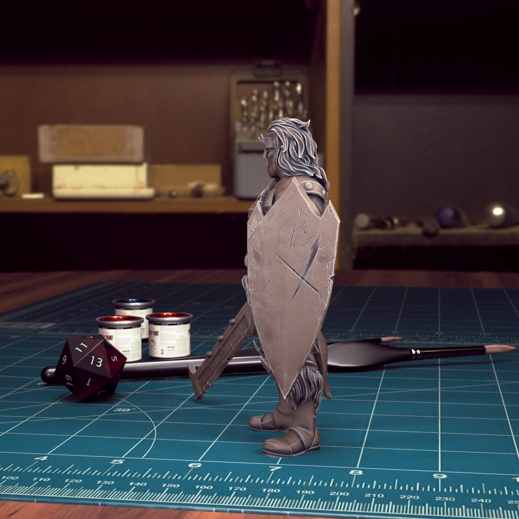 DnD Heroes Orc Fighters | TABLETOP SCALE | D&D TTRPG Mini | TytanTroll Miniatures