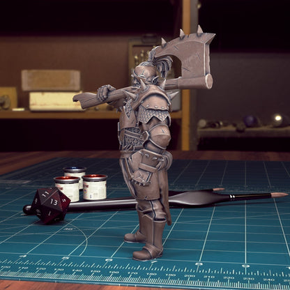 DnD Heroes Orc Fighters | TABLETOP SCALE | D&D TTRPG Mini | TytanTroll Miniatures