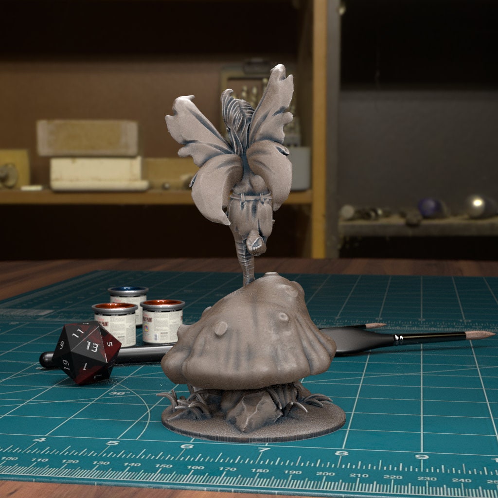 Skull Fairy | TABLETOP SCALE | D&D TTRPG Mini | TytanTroll Miniatures