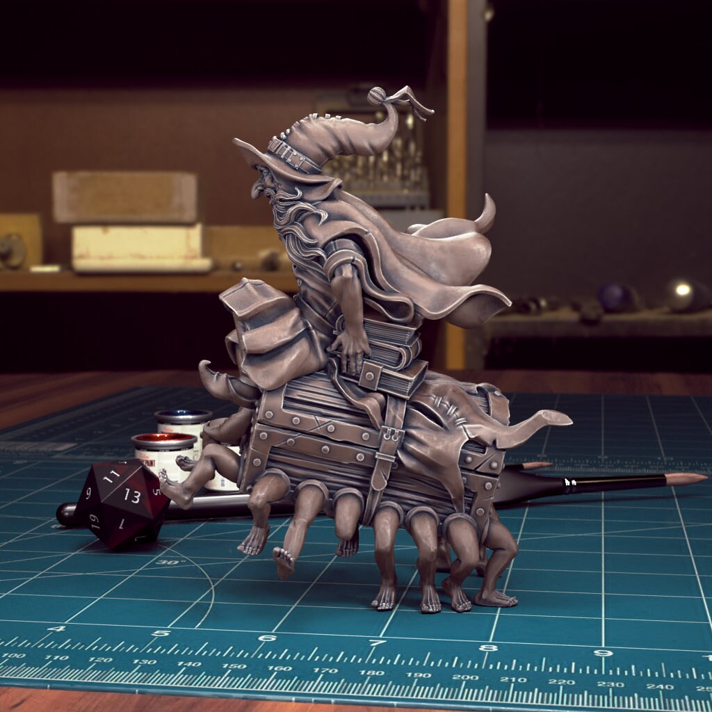 Rincewind Luggage | TABLETOP SCALE | D&D TTRPG Mini | TytanTroll Miniatures