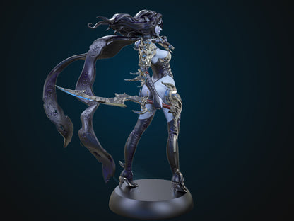 Dark Elf Assassin | TABLETOP SCALE | TTRPG Miniature | Hold My Miniatures