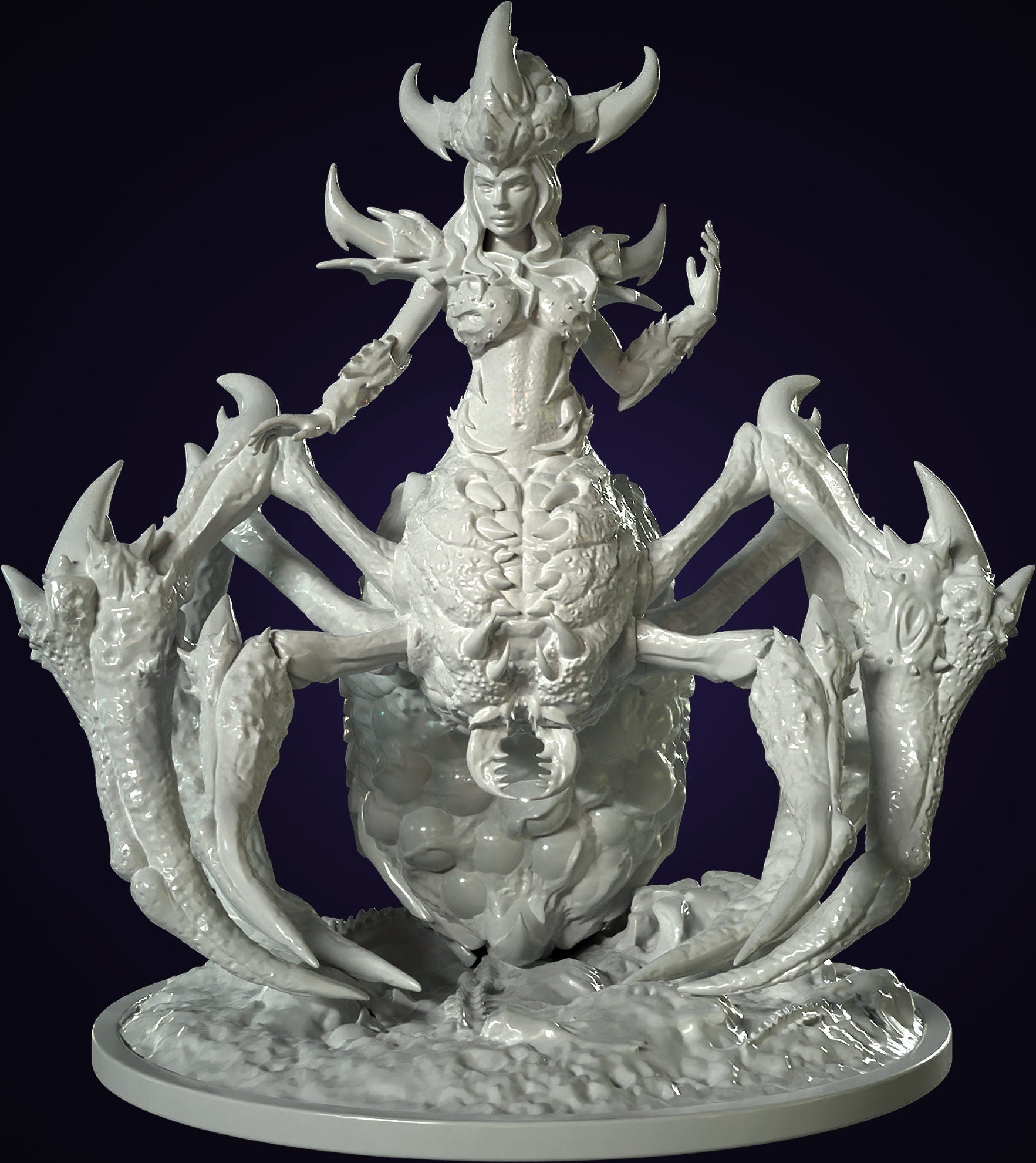 Spider Queen | TABLETOP SCALE | TTRPG Miniature | Hold My Miniatures