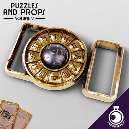 Belt Buckle of Charisma | TTRPG LARP Gaming Prop | Puzzles & Props