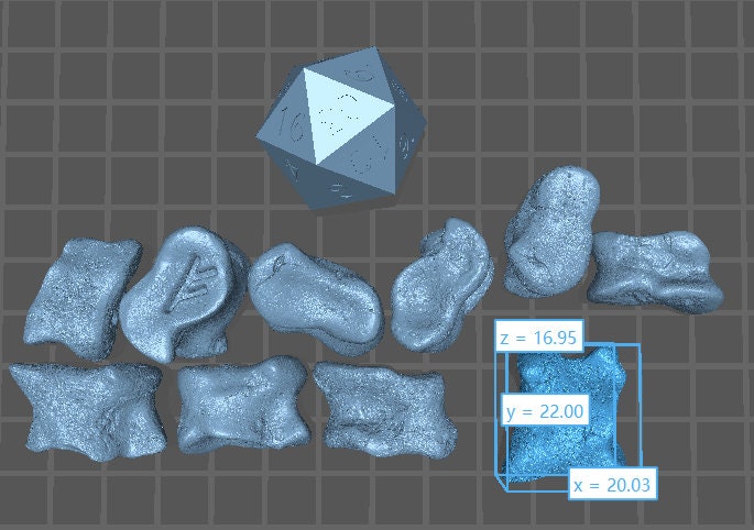 Knucklebones | TTRPG LARP Gaming Prop | Puzzles & Props