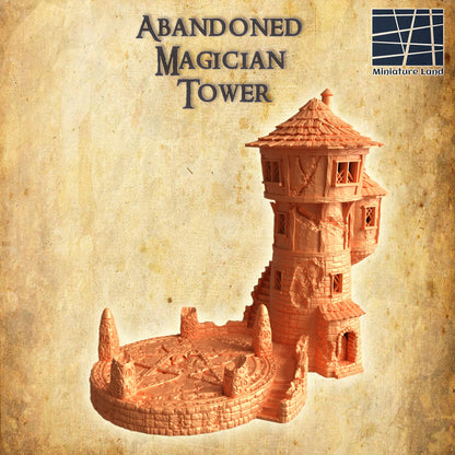 Abandoned Magician Tower | Playable 3D Printed Building | MiniatureLand