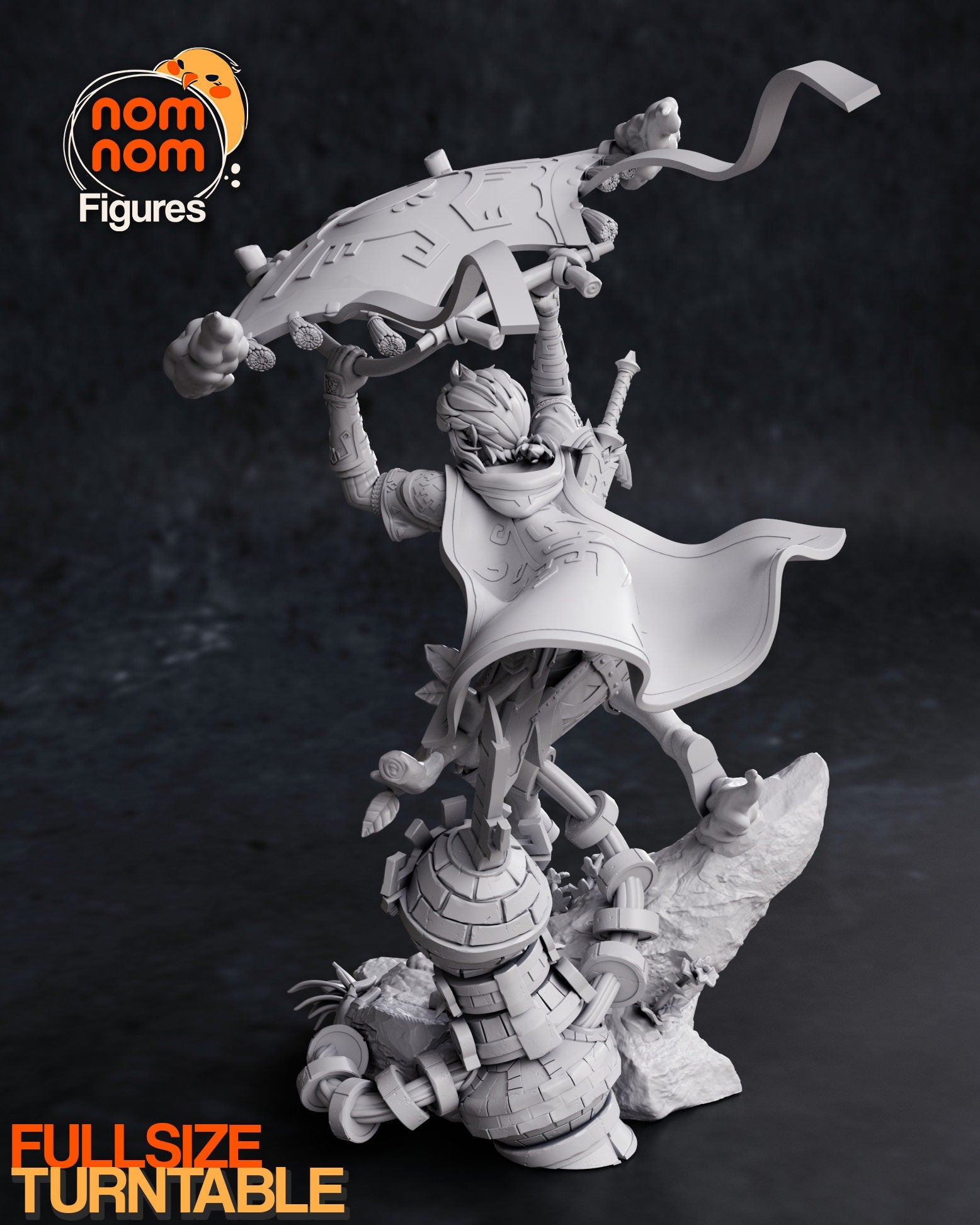 Knight of the Kingdom | Resin Garage Kit Figure Video Game Fan Art | Nomnom Figures
