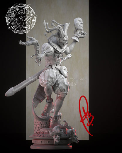 Arlequin | Resin Garage Kit Sculpture Statue | Creative Geek MB