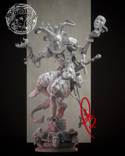 Arlequin | Resin Garage Kit Sculpture Statue | Creative Geek MB