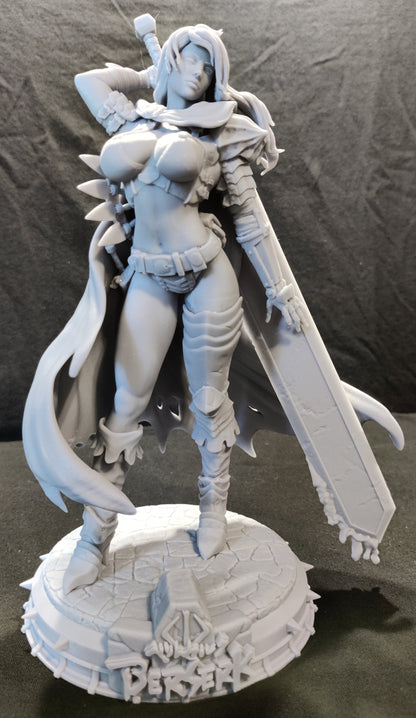 Black Swordswoman | Resin Garage Kit Anime Fan Art Statue | Creative Geek MB