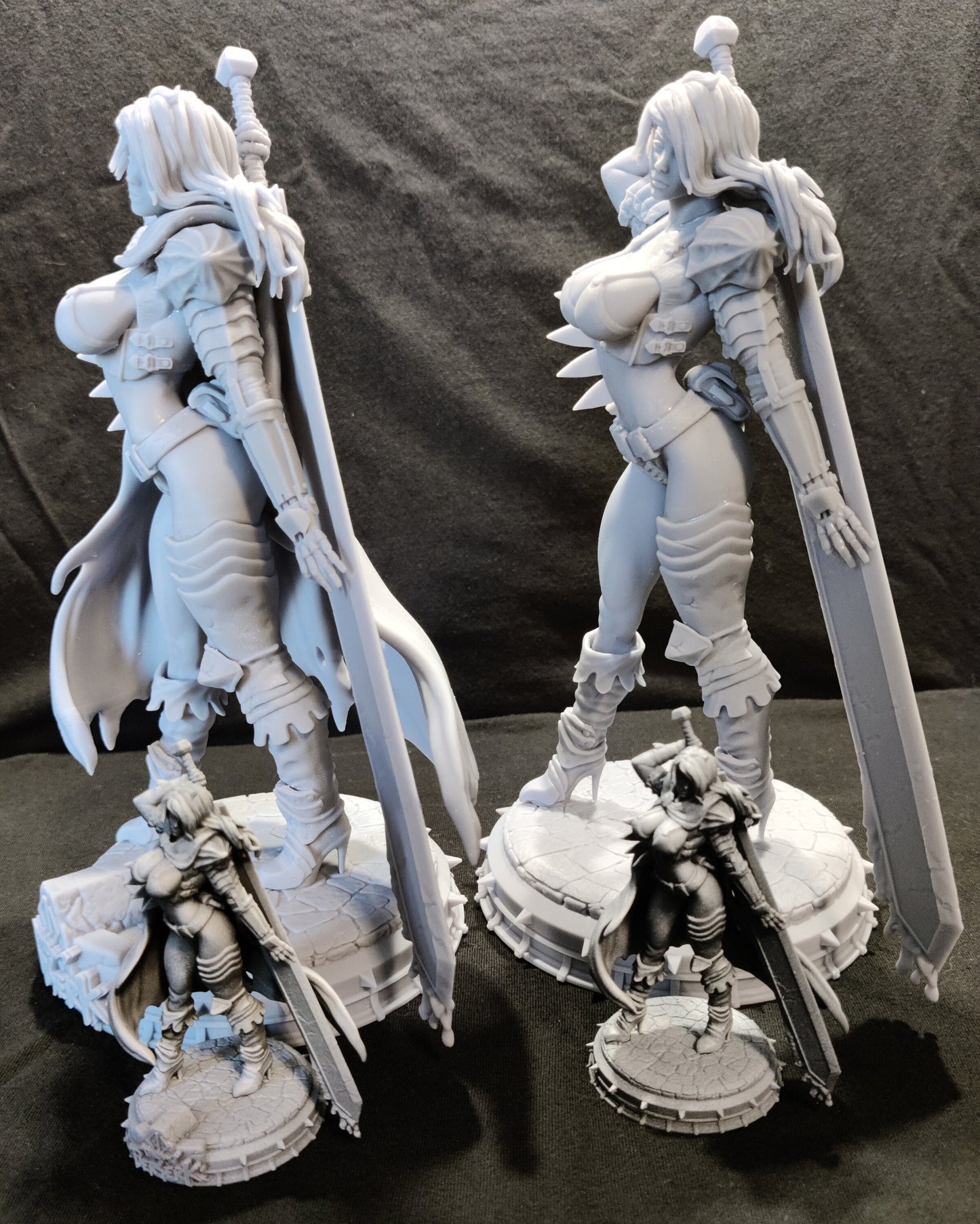 Black Swordswoman | Resin Garage Kit Anime Fan Art Statue | Creative Geek MB
