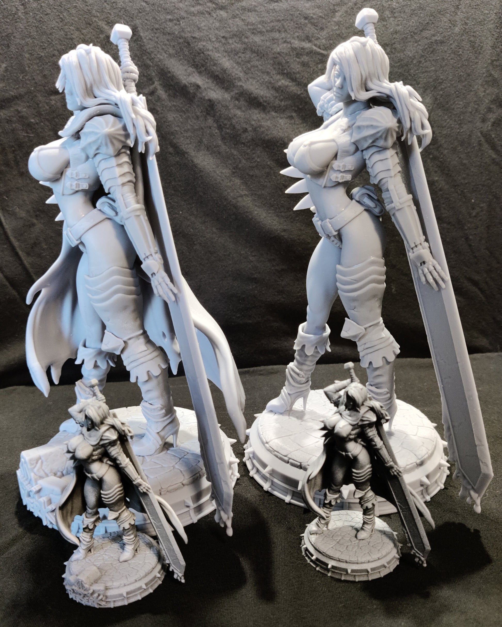Black Swordswoman | Resin Garage Kit Anime Fan Art Statue | Creative Geek MB