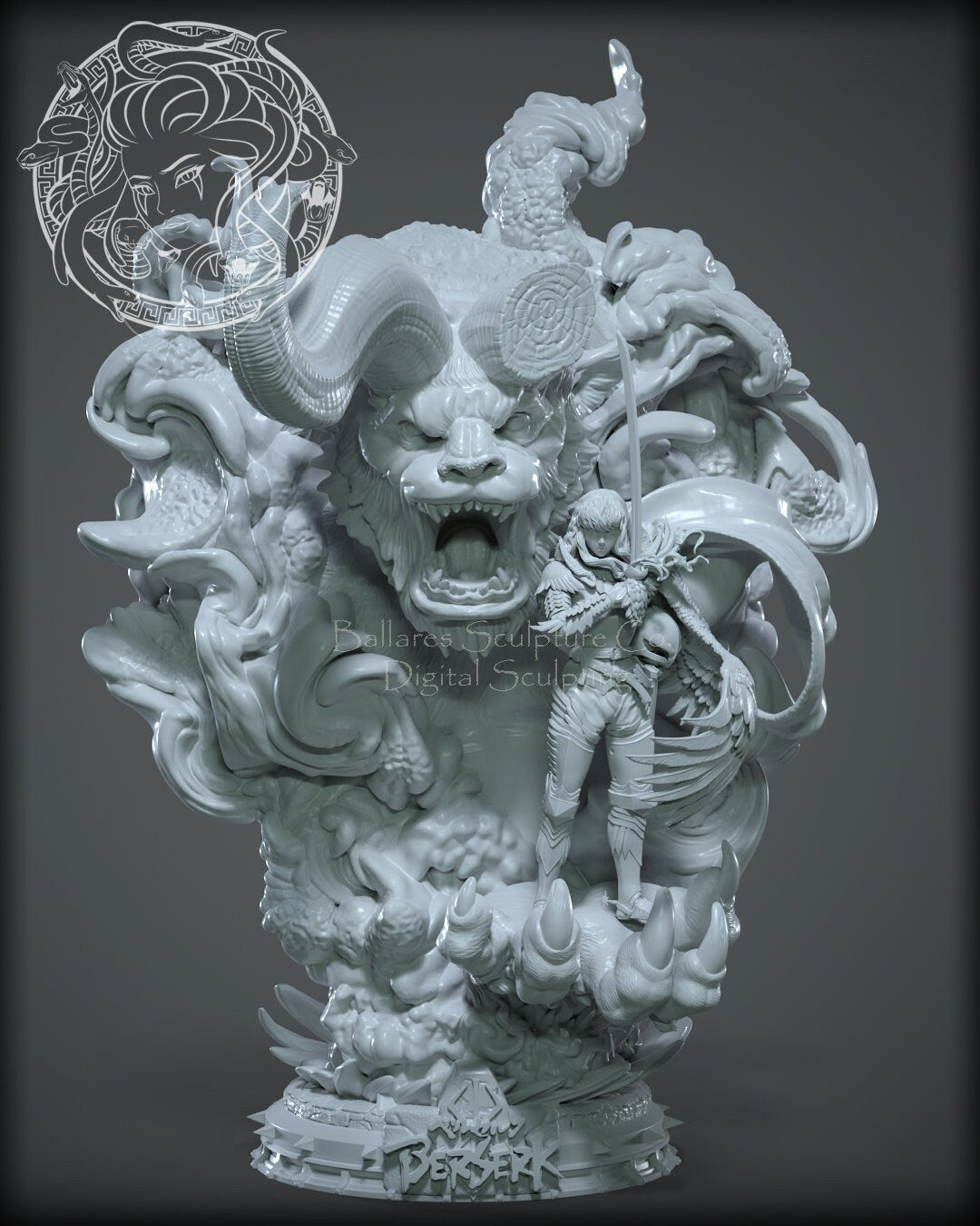 Charismatic Leader | Resin Garage Kit Sculpture Anime Video Game Fan Art Statue | Creative Geek MB