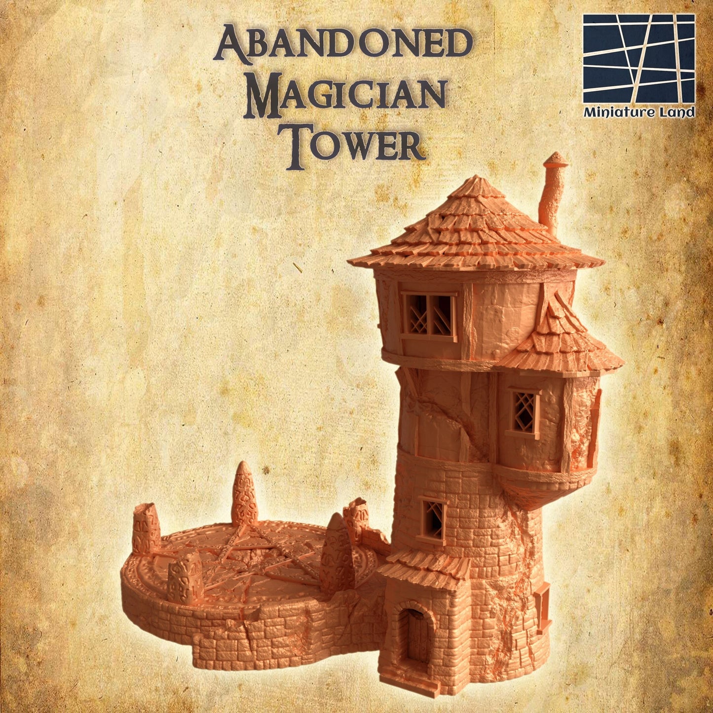 Abandoned Magician Tower | Playable 3D Printed Building | MiniatureLand