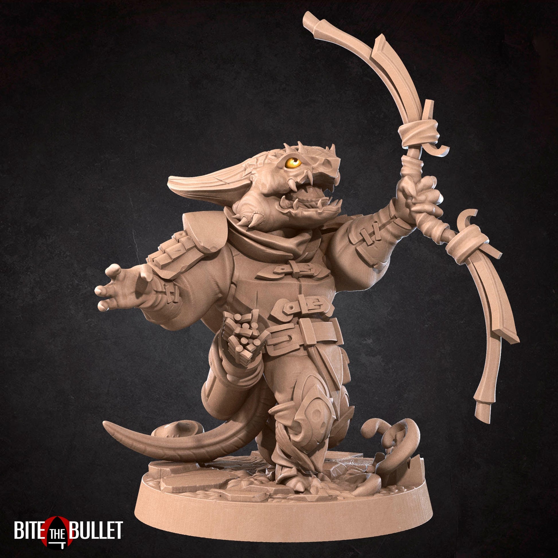 Kobold Archer | D&D TTRPG Miniature | Bite the Bullet