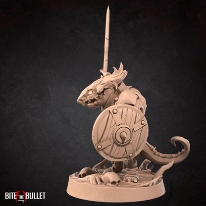 Kobold Barbarian | TABLETOP SCALE | D&D TTRPG Miniature | Bite the Bullet