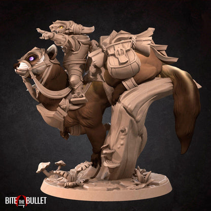 TaoTao, Kobold Mounted Boss | TABLETOP SCALE | D&D TTRPG Miniature | Bite the Bullet