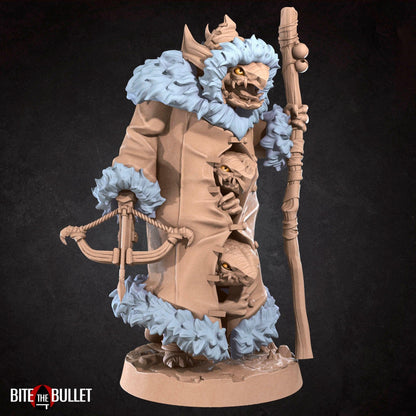 Kobold Stalker | Three Kobolds in a Trenchcoat | TABLETOP SCALE | D&D TTRPG Miniature | Bite the Bullet