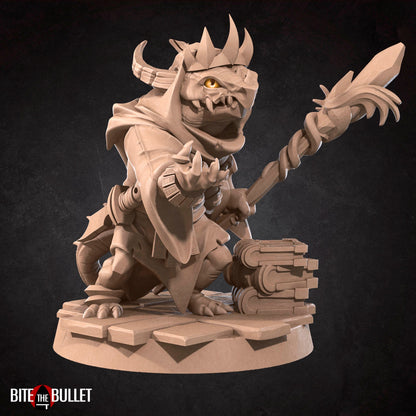Kobold Warlock | TABLETOP SCALE | D&D TTRPG Miniature | Bite the Bullet