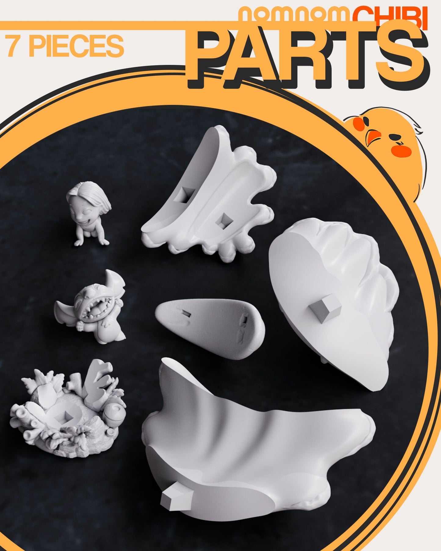 What Ohana Means | Resin Garage Kit Figure Movie Fan Art | Nomnom Figures