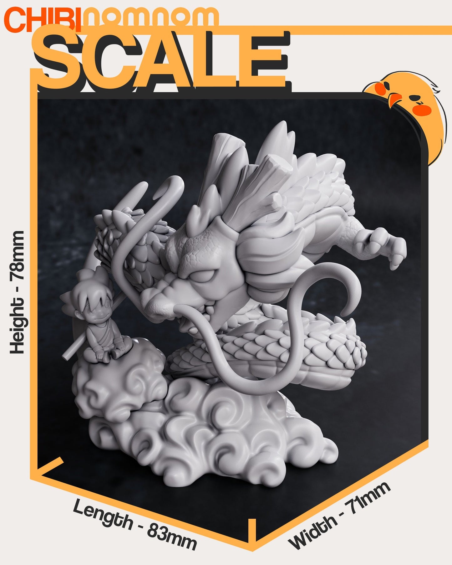 Eternal Dragon | Resin Garage Kit Anime Manga Fan Art | Nomnom Figures