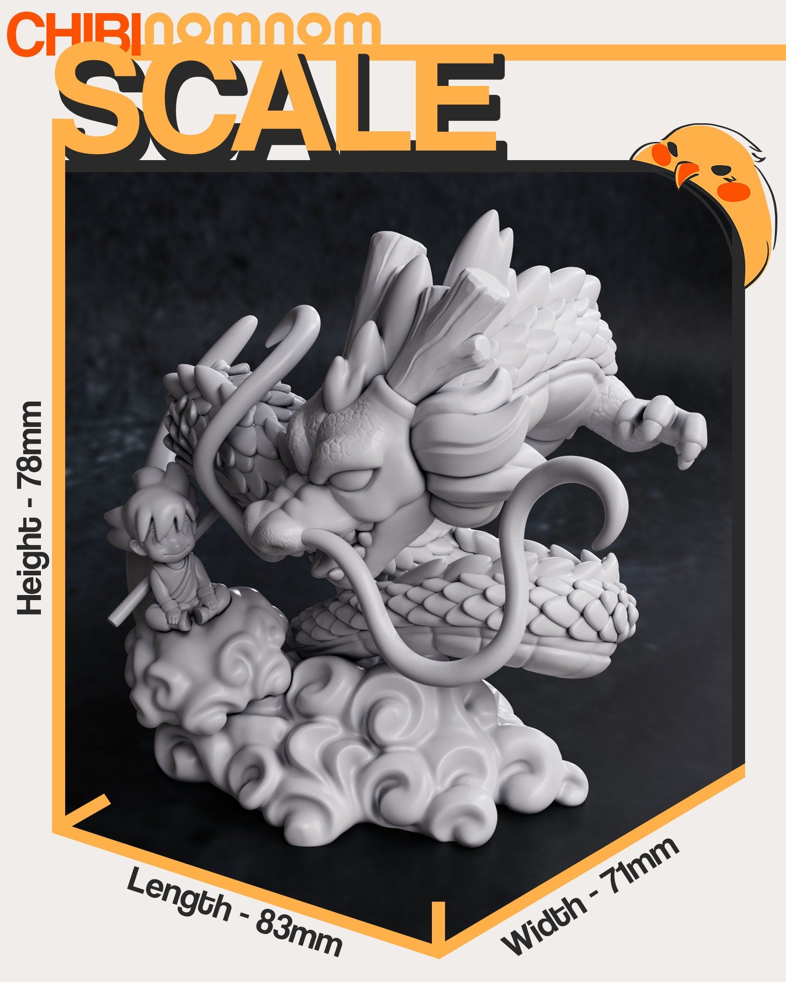 Eternal Dragon | Resin Garage Kit Anime Manga Fan Art | Nomnom Figures