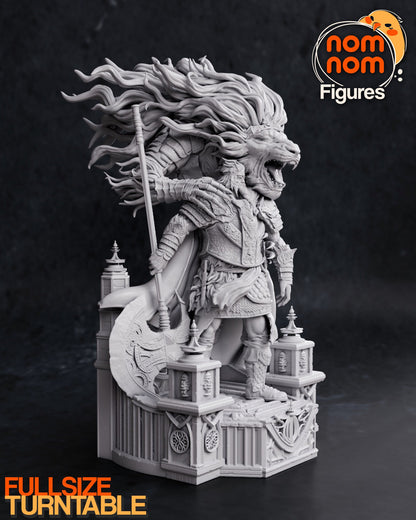 Elden Lord | Resin Garage Kit Figure Video Game Fan Art | Nomnom Figures