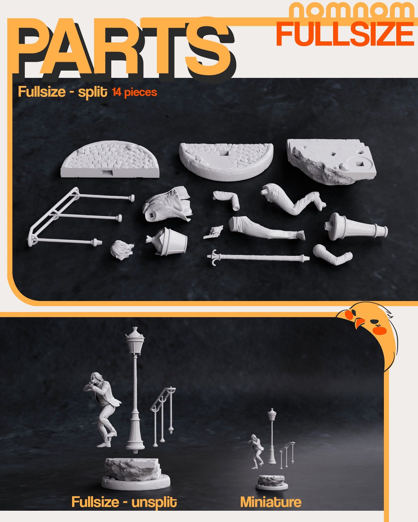 Former Hitman | Resin Garage Kit Figure Movie Fan Art | Nomnom Figures