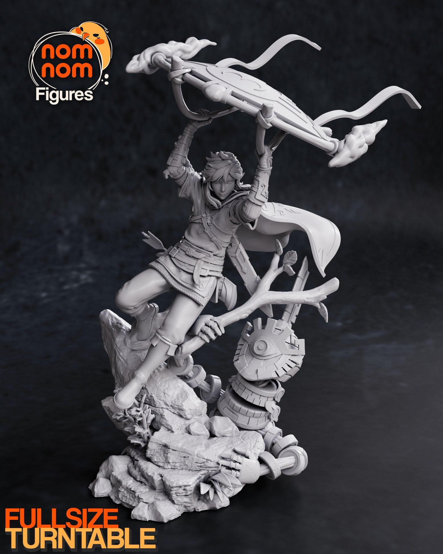 Knight of the Kingdom | Resin Garage Kit Figure Video Game Fan Art | Nomnom Figures