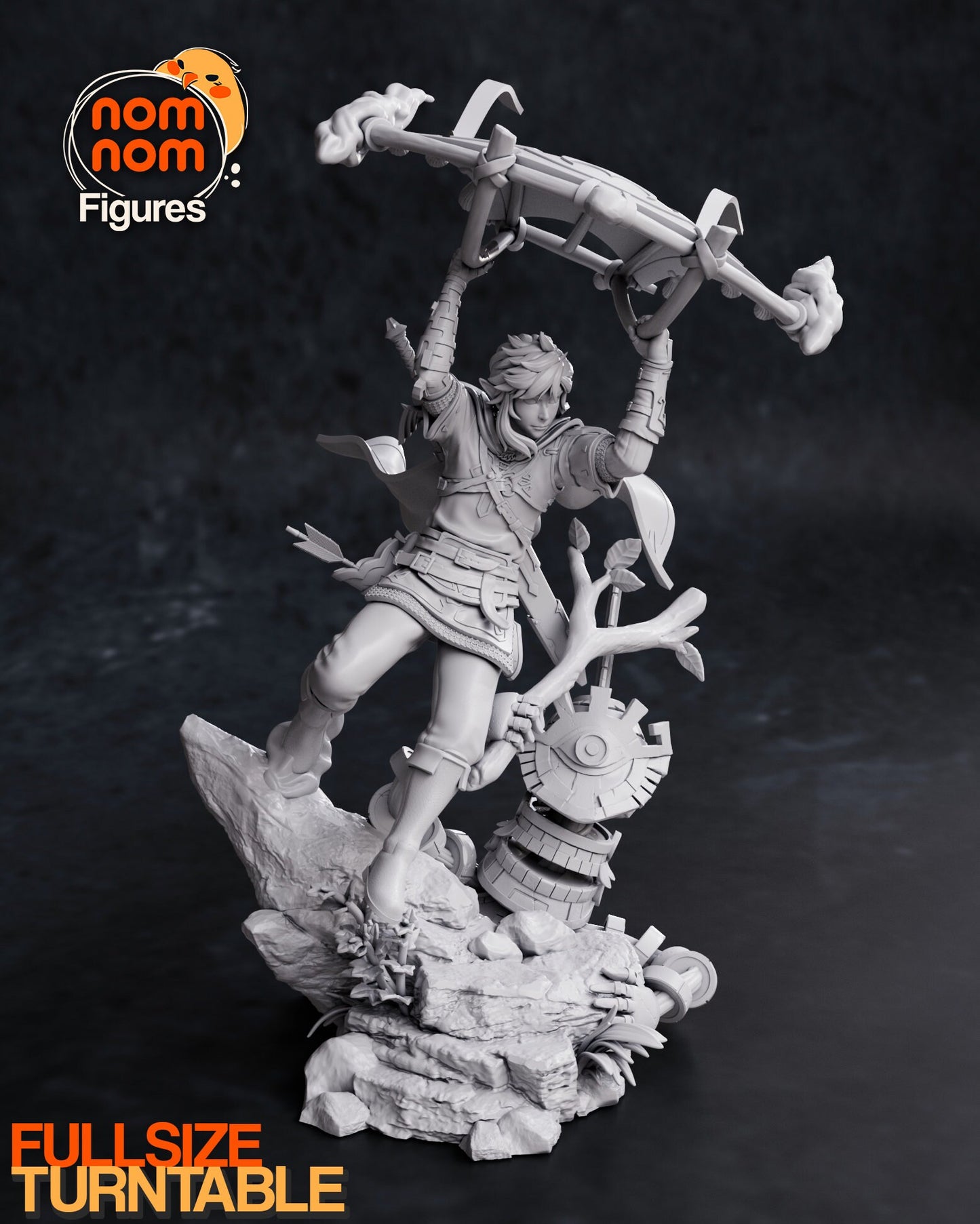 Knight of the Kingdom | Resin Garage Kit Figure Video Game Fan Art | Nomnom Figures