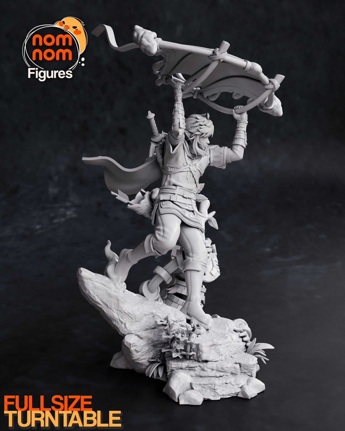 Knight of the Kingdom | Resin Garage Kit Figure Video Game Fan Art | Nomnom Figures