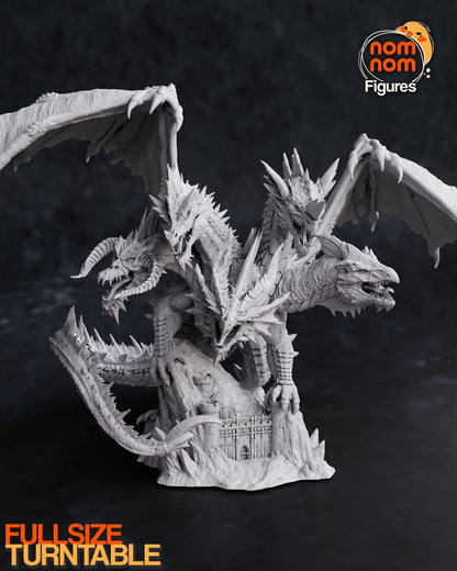 Queen of Dragons | Resin Garage Kit Figure D&D Game Fan Art | Nomnom Figures