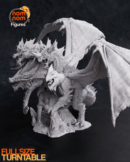 Queen of Dragons | Resin Garage Kit Figure D&D Game Fan Art | Nomnom Figures
