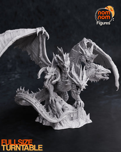 Queen of Dragons | Resin Garage Kit Figure D&D Game Fan Art | Nomnom Figures