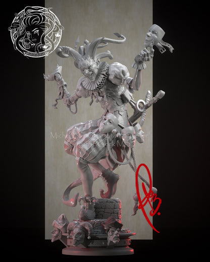 Arlequin | Resin Garage Kit Sculpture Statue | Creative Geek MB