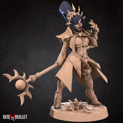 Exxotic Hero Wizard, Bullet Hell | D&D Pinup SFW NSFW Model Miniature | Bite the Bullet