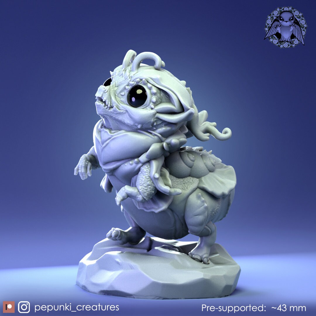 Fairy Dragon Family | Tabletop or Display Scale | D&D Humblewood TTRPG Miniature | Pepunki Creatures