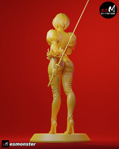 Combat Andoroid | Resin Garage Kit Sculpture Anime Video Game Fan Art Statue | E.S Monster