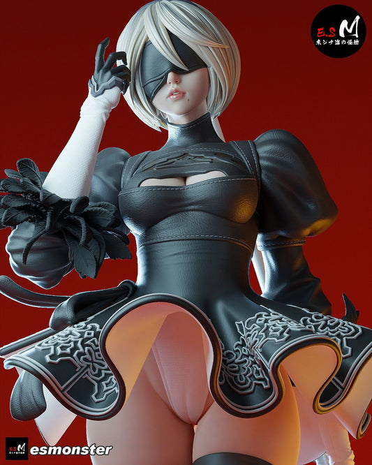 Combat Andoroid | Resin Garage Kit Sculpture Anime Video Game Fan Art Statue | E.S Monster