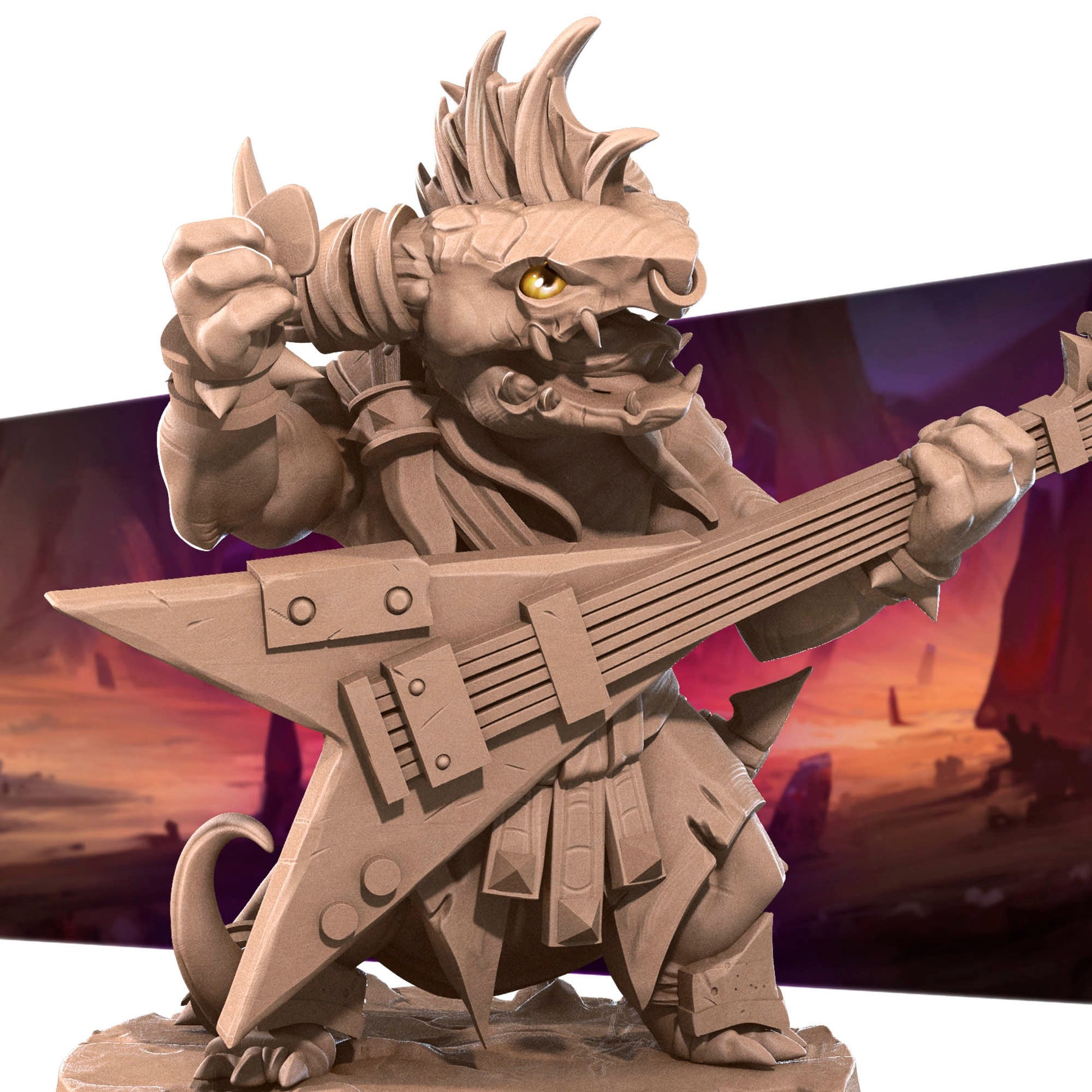 Kobold Bard | TABLETOP SCALE | D&D TTRPG Miniature | Bite the Bullet