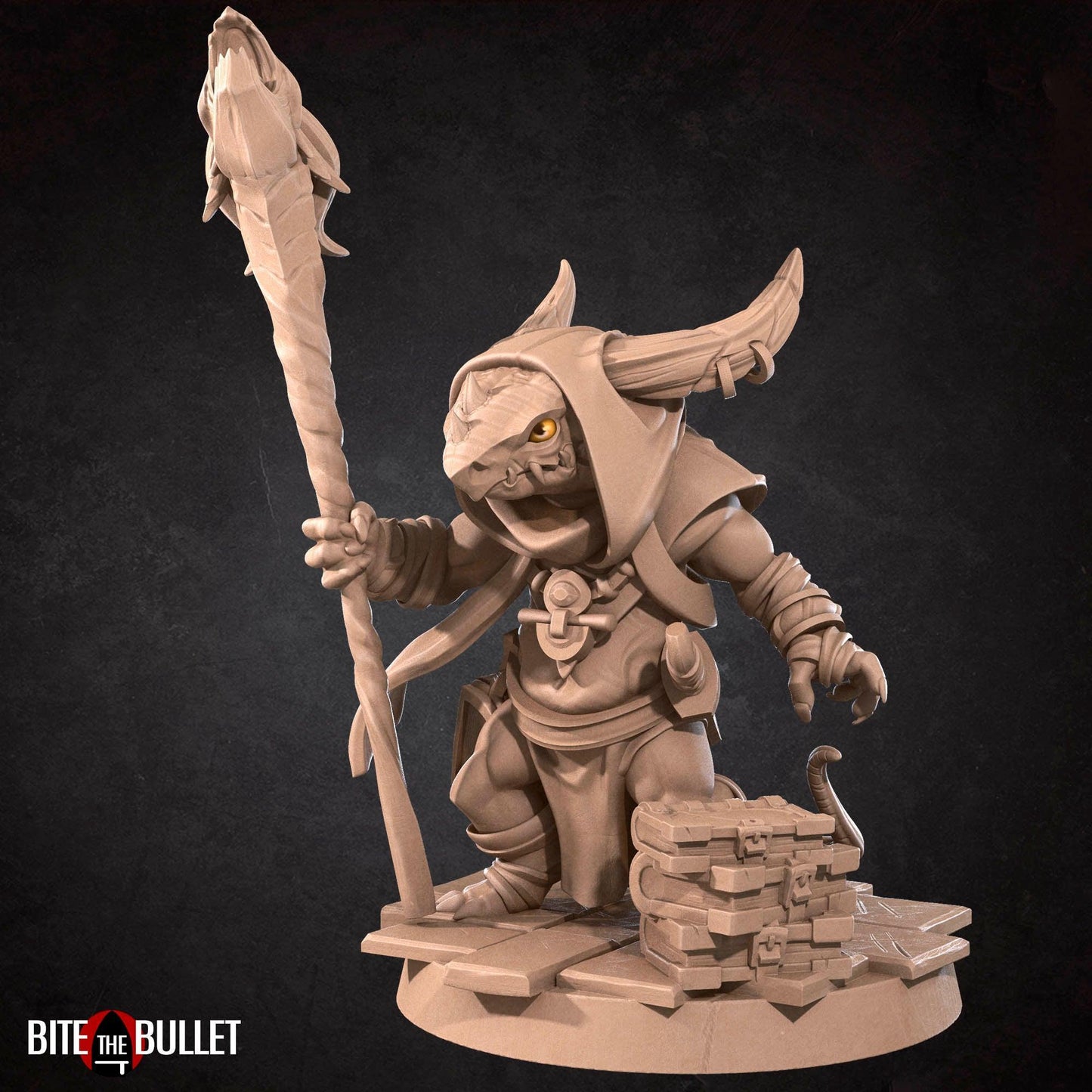 Kobold Cleric | TABLETOP SCALE | D&D TTRPG Miniature | Bite the Bullet