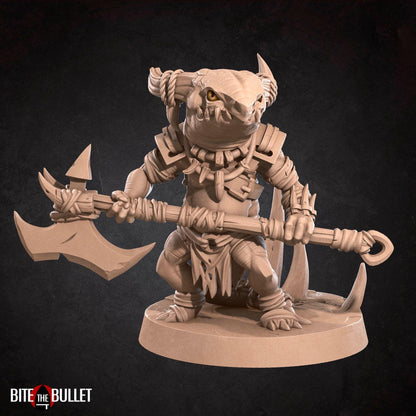 Kobold Fighter | TABLETOP SCALE | D&D TTRPG Miniature | Bite the Bullet