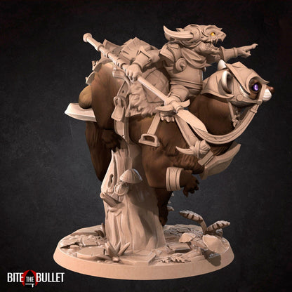 TaoTao, Kobold Mounted Boss | TABLETOP SCALE | D&D TTRPG Miniature | Bite the Bullet