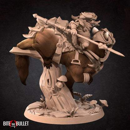 TaoTao, Kobold Mounted Boss | TABLETOP SCALE | D&D TTRPG Miniature | Bite the Bullet