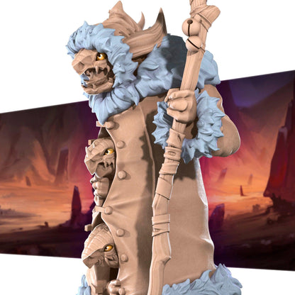 Kobold Stalker | Three Kobolds in a Trenchcoat | TABLETOP SCALE | D&D TTRPG Miniature | Bite the Bullet